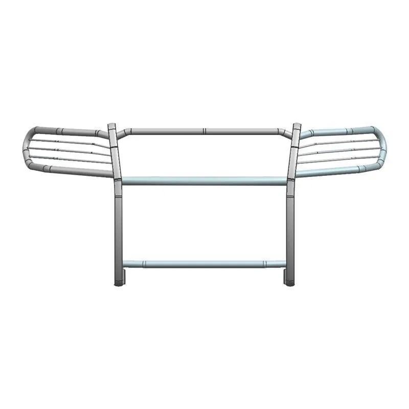 17JGL21MA – BLACK HORSE Grille Guard, 3-Piece Modular Powder Coated Black Cold Rolled Steel 1-1/2 Inch Diameter With ...